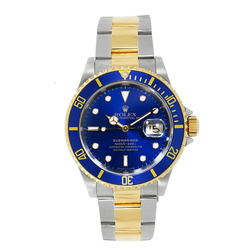 Pre - Owned Rolex Watches - Submariner Blue Dial Stainless Steel | Manfredi Jewels