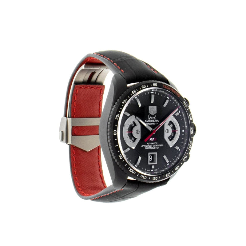 Pre owned Tag Heuer Unworn Grand Carrera Chronograph In Titanium