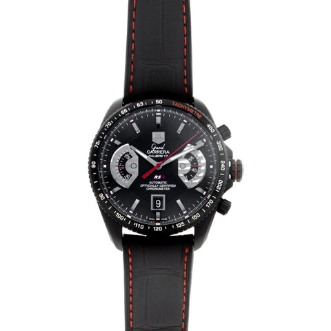 TAG Heuer - Carrera Calibre 16 Chronograph Black Titanium, Time and  Watches