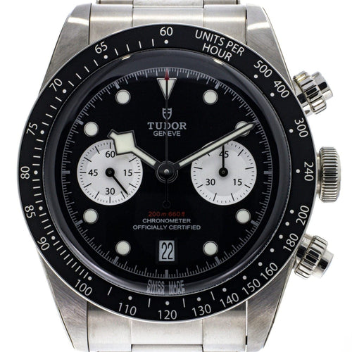 Pre-Owned Tudor Pre-Owned Watches - Tudor Black Bay Chronograph Black dial M79360N-001 | Manfredi Jewels
