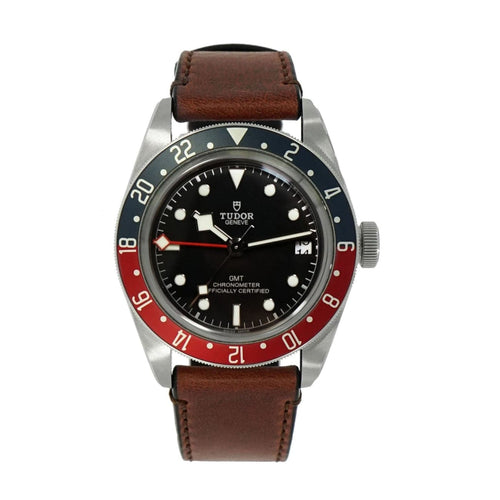 Pre - Owned Tudor Watches - Black Bay GMT on a strap | Manfredi Jewels