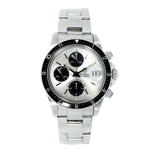 Pre - Owned Tudor Watches - Oysterdate Big Block Chronograph Panda Dial in Stainless Steel | Manfredi Jewels