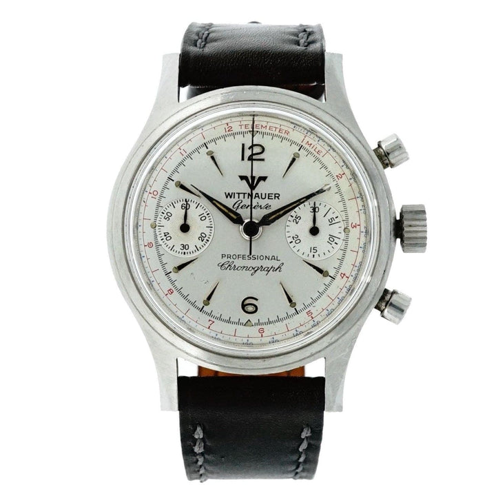 Pre-Owned Wittnauer Pre-Owned Watches - Vintage Chronograph Stainless Steel | Manfredi Jewels