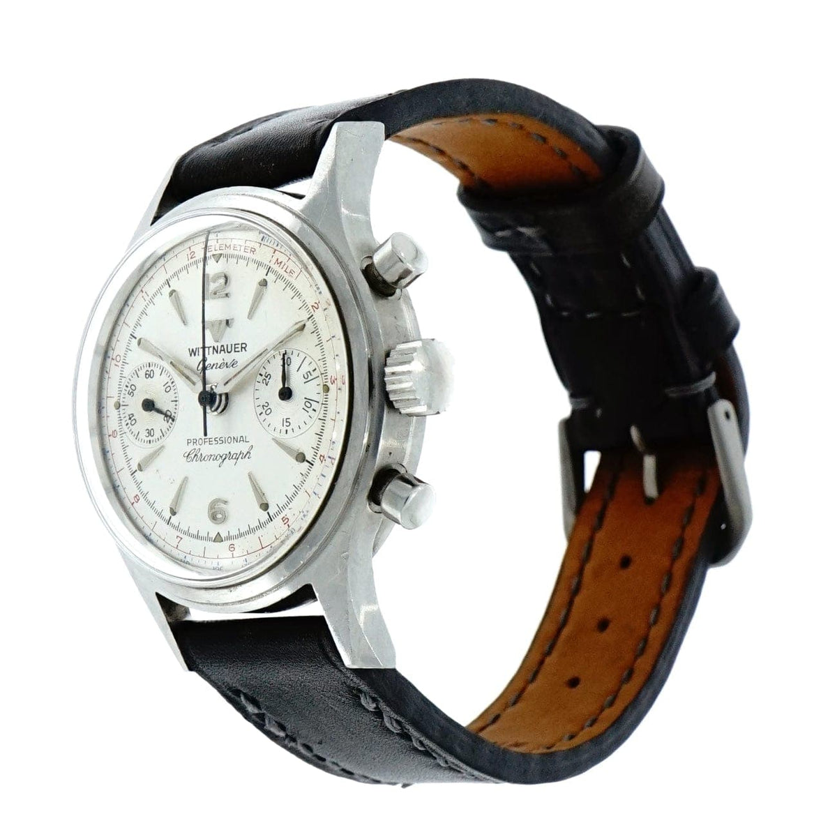 Pre-Owned Wittnauer Pre-Owned Watches - Vintage Chronograph Stainless Steel | Manfredi Jewels
