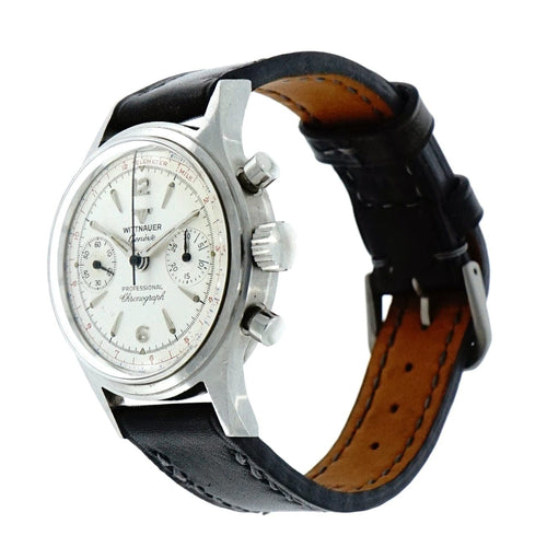 Pre-Owned Wittnauer Pre-Owned Watches - Vintage chronograph stainless steel | Manfredi Jewels