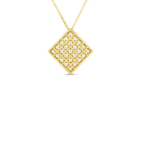 18K Gold & Diamond Byzantine Barocco Medium Pendant 7772026Aychx