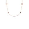 Roberto Coin Jewelry - 18K PALAZZO DUCALE 35’ LONG STATION CHAIN FEATURING MOTHER - OF - PEARL & DIAMOND | Manfredi Jewels
