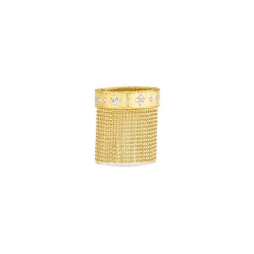 Roberto Coin Jewelry - 18K PRINCESS TASSEL FRINGE RING W. DIAMOND ACCENT | Manfredi Jewels