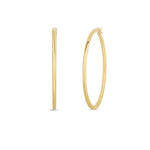 Roberto Coin Jewelry - 18KT GOLD LARGE HOOP EARRINGS | Manfredi Jewels