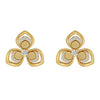 Roberto Coin Jewelry - 18KT YELLOW GOLD 3 PETAL EARRINGS | Manfredi Jewels