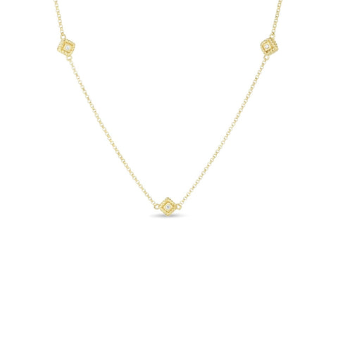 18KT Yellow Gold Palazzo Ducale Necklace with Diamonds