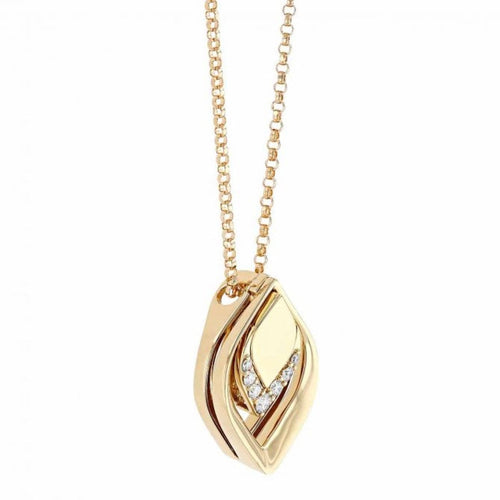 Roberto Coin Jewelry - 18KT YELLOW GOLD PETAL NECKLACE | Manfredi Jewels