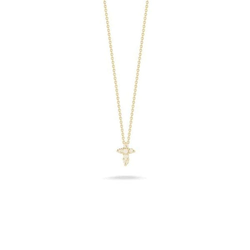 Roberto Coin Jewelry - BABY CROSS PENDANT WITH DIAMONDS | Manfredi Jewels