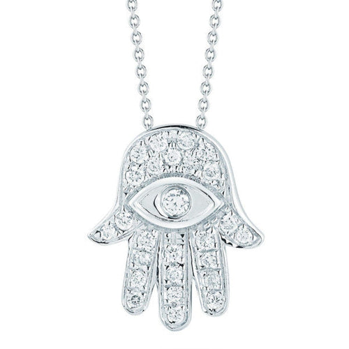 Roberto Coin Jewelry - HAMSA PENDANT WITH DIAMONDS | Manfredi Jewels