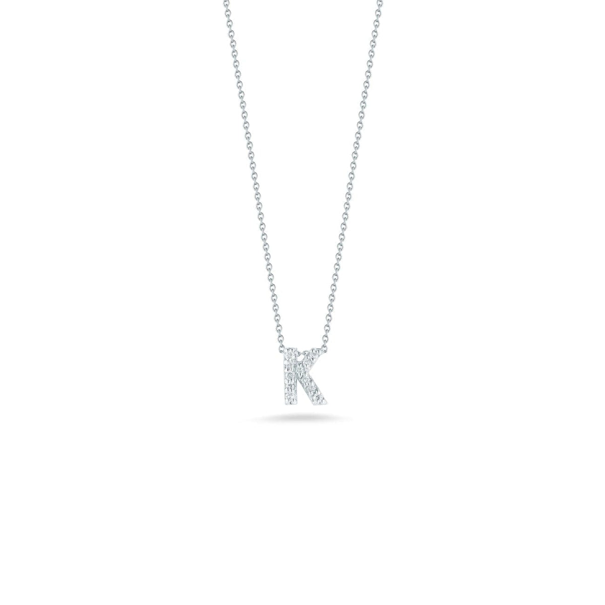 Roberto Coin Jewelry - LOVE LETTER K PENDANT WITH DIAMONDS | Manfredi Jewels