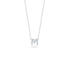 Roberto Coin Jewelry - LOVE LETTER M PENDANT WITH DIAMONDS | Manfredi Jewels