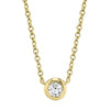 Shy Creation Jewelry - 0.20CT DIAMOND BEZEL NECKLACE | Manfredi Jewels