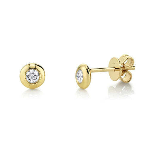 Shy Creation Jewelry - 0.22CT DIAMOND STUD EARRING | Manfredi Jewels