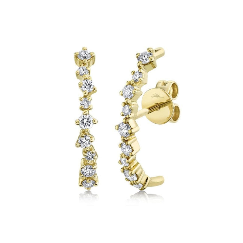 Shy Creation Jewelry - 0.45CT DIAMOND LOBE CUFF EARRING | Manfredi Jewels