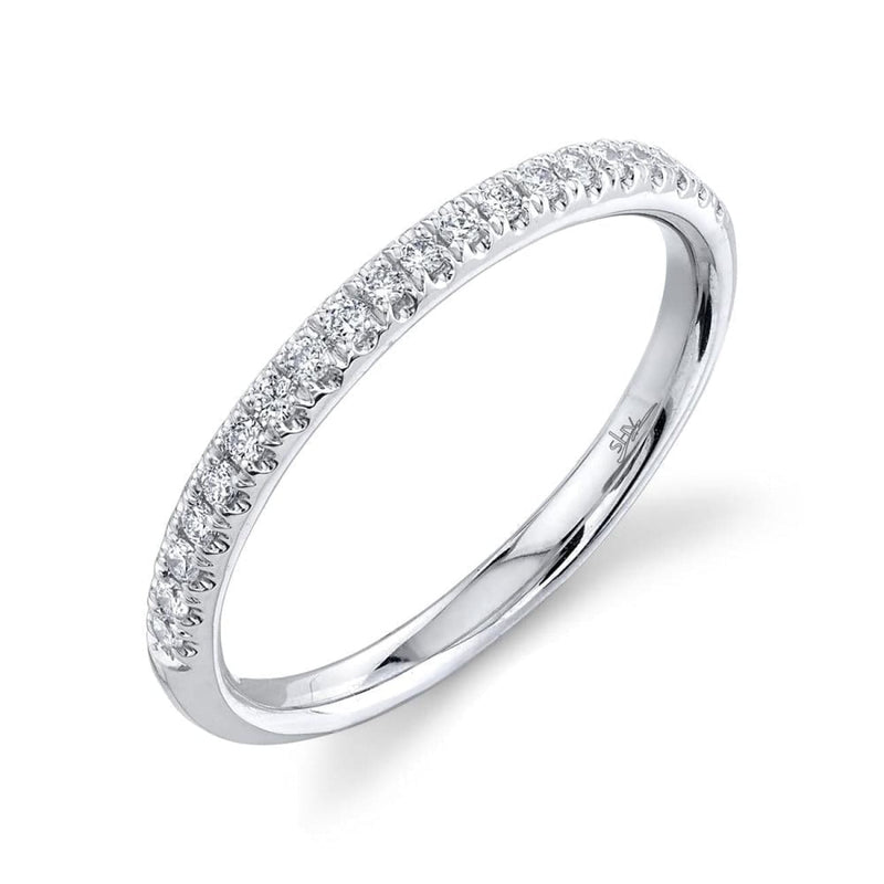 Shy Creation Jewelry - 14K WHITE GOLD 0.18CT DIAMOND BAND | Manfredi Jewels
