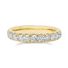 Shy Creation Jewelry - 14K YELLOW GOLD DIAMOND BAND RING | Manfredi Jewels