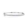 Shy Creation Jewelry - 14KT WHITE GOLD AND DIAMONDS PAVE BANGLE | Manfredi Jewels