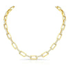 Shy Creation Jewelry - 6.47 CT DIAMOND PAPER CLIP LINK NECKLACE | Manfredi Jewels