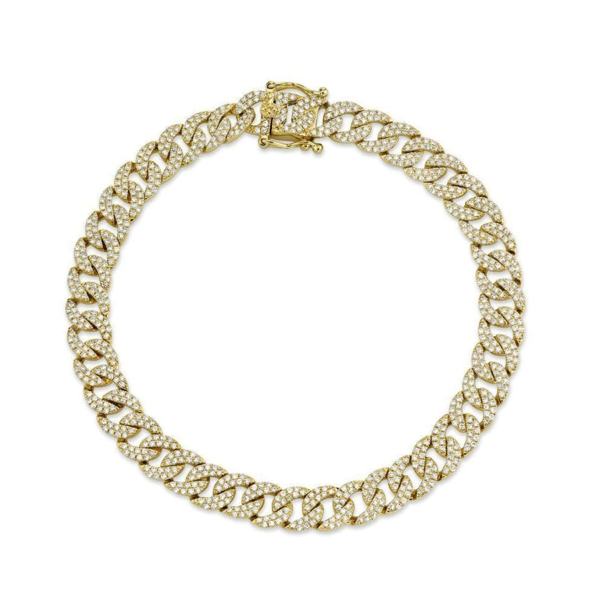 Shy Creation Jewelry - HAVANA 1.69 CT. DIAMOND PAVE LINK BRACELET | Manfredi Jewels