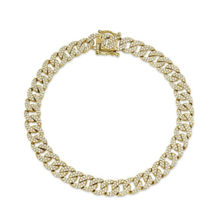 Shy Creation Jewelry - HAVANA 1.69 CT. DIAMOND PAVE LINK BRACELET | Manfredi Jewels