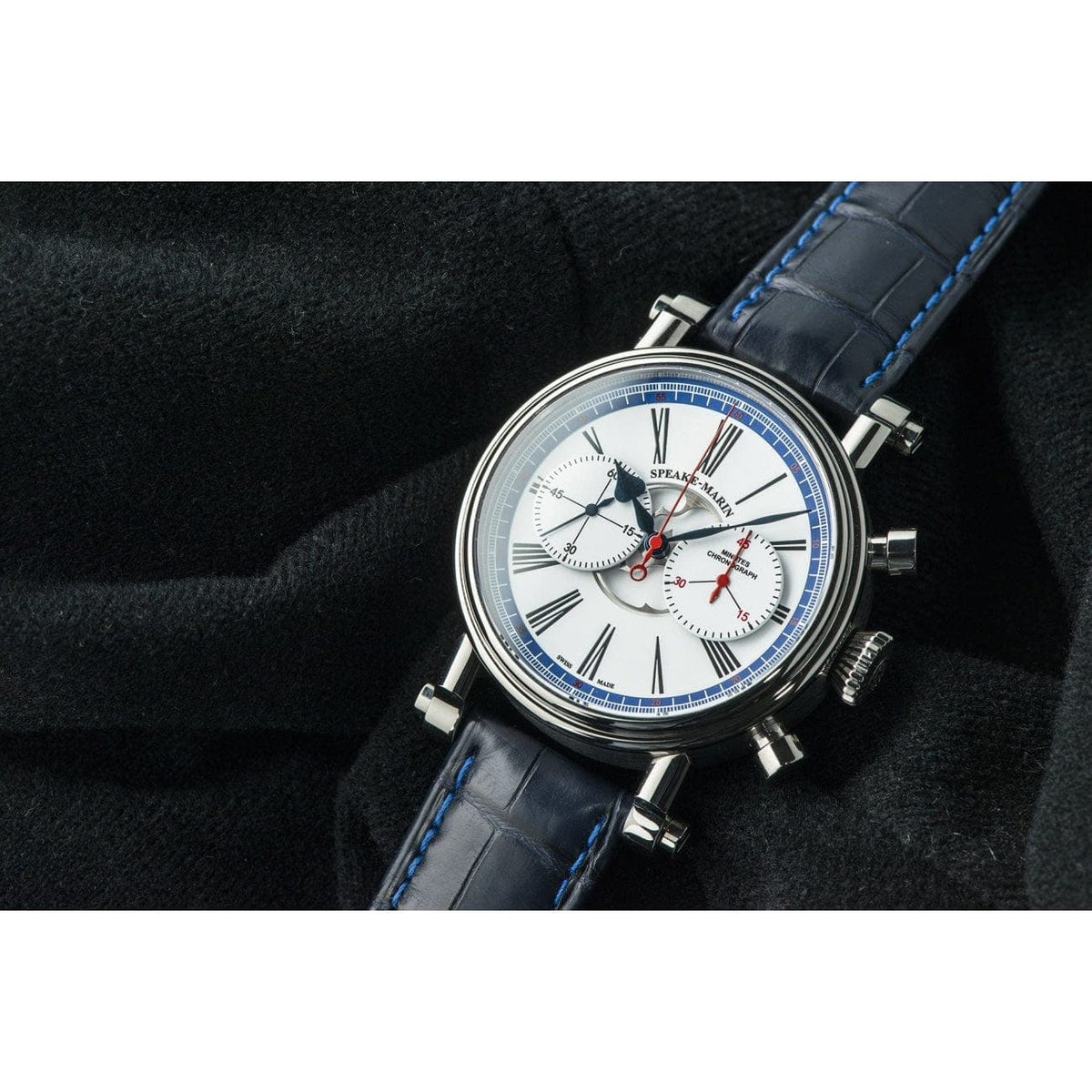 Speake Marin Watches - LONDON CHRONOGRAPH BLUE (PRE-ORDER) | Manfredi Jewels