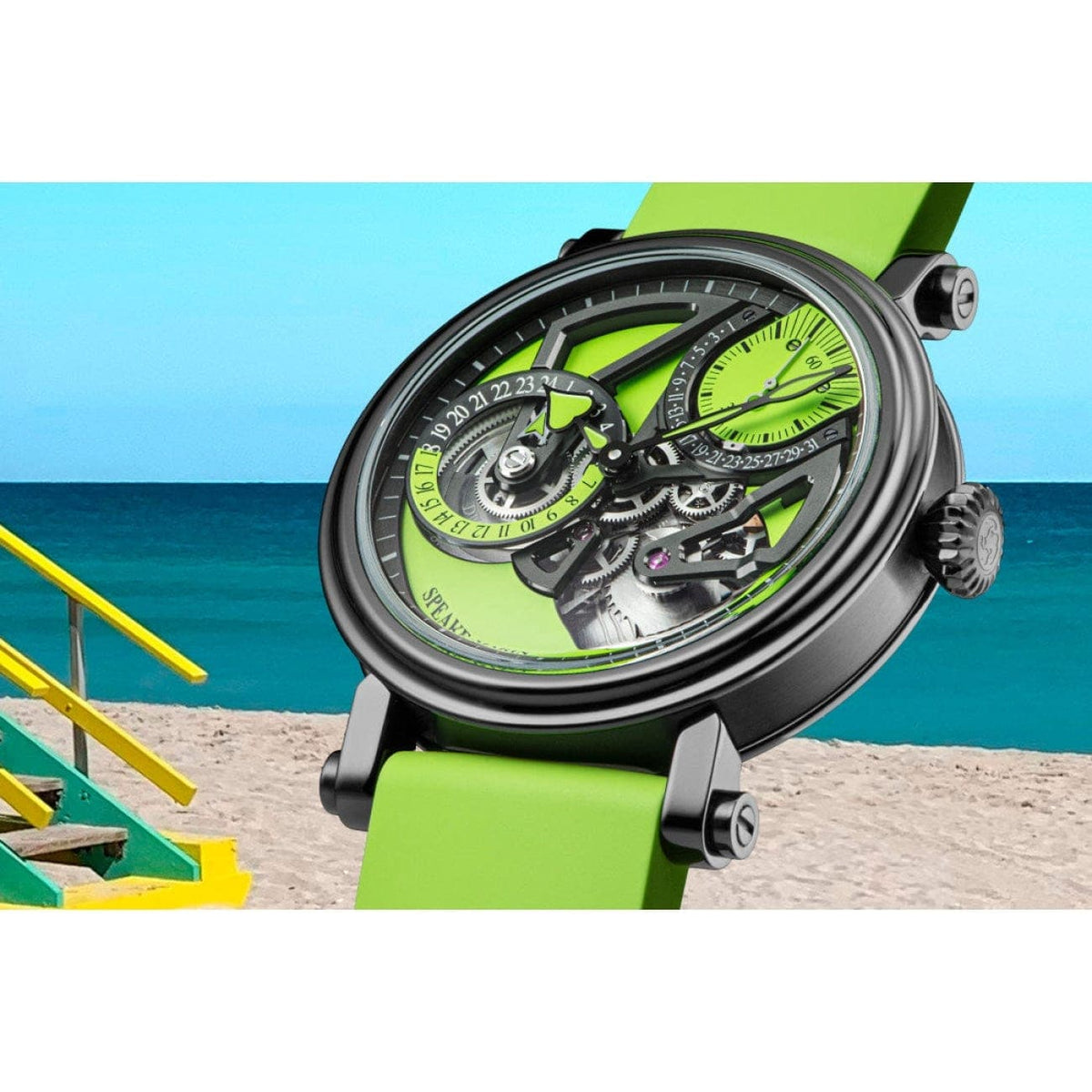 Speake Marin New Watches - One & Two - DUAL TIME LIME | Manfredi Jewels