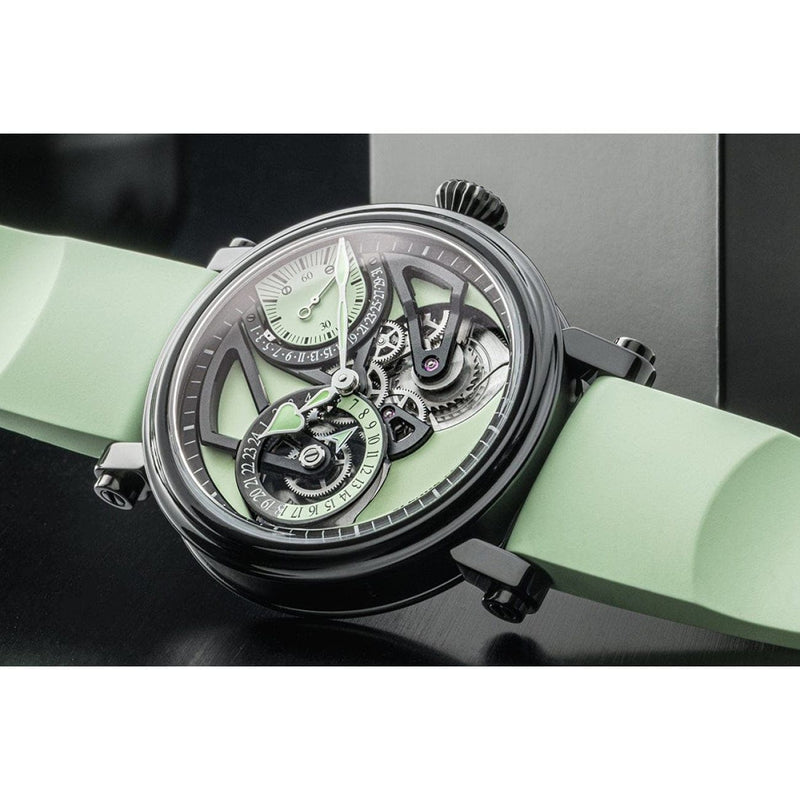 Speake Marin Watches - One & Two OPEN WORKED Dual Time | Manfredi Jewels