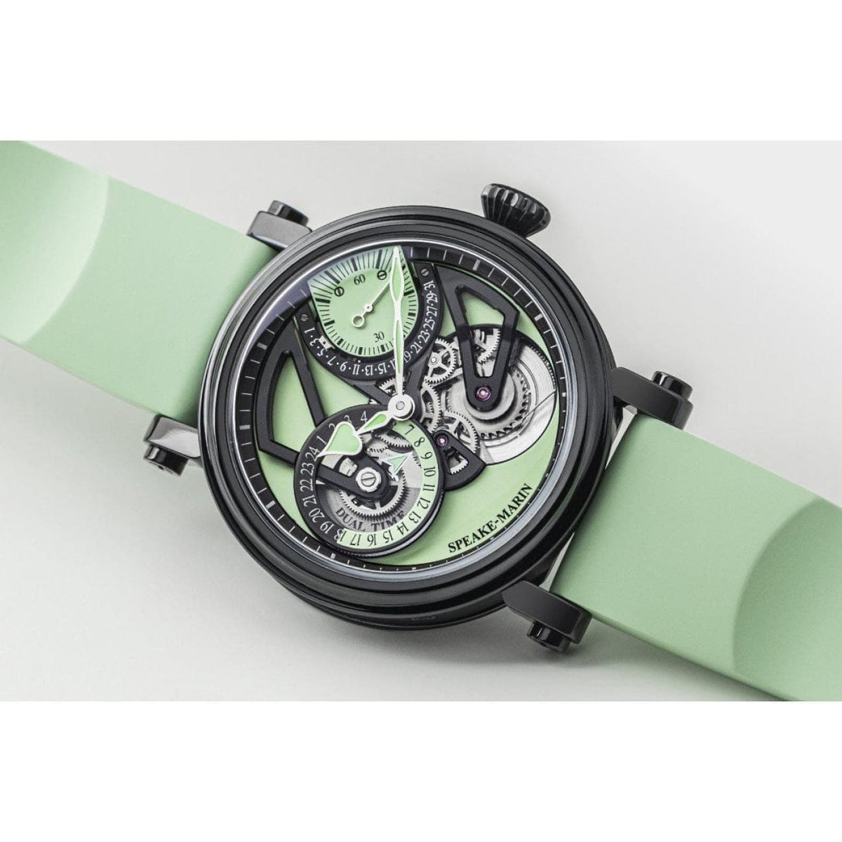 Speake Marin Watches - One & Two OPEN WORKED Dual Time | Manfredi Jewels
