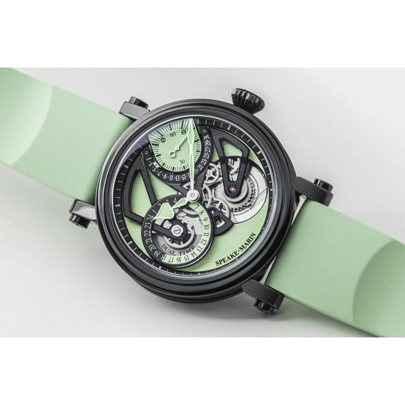Speake Marin Watches - One & Two OPEN WORKED Dual Time | Manfredi Jewels