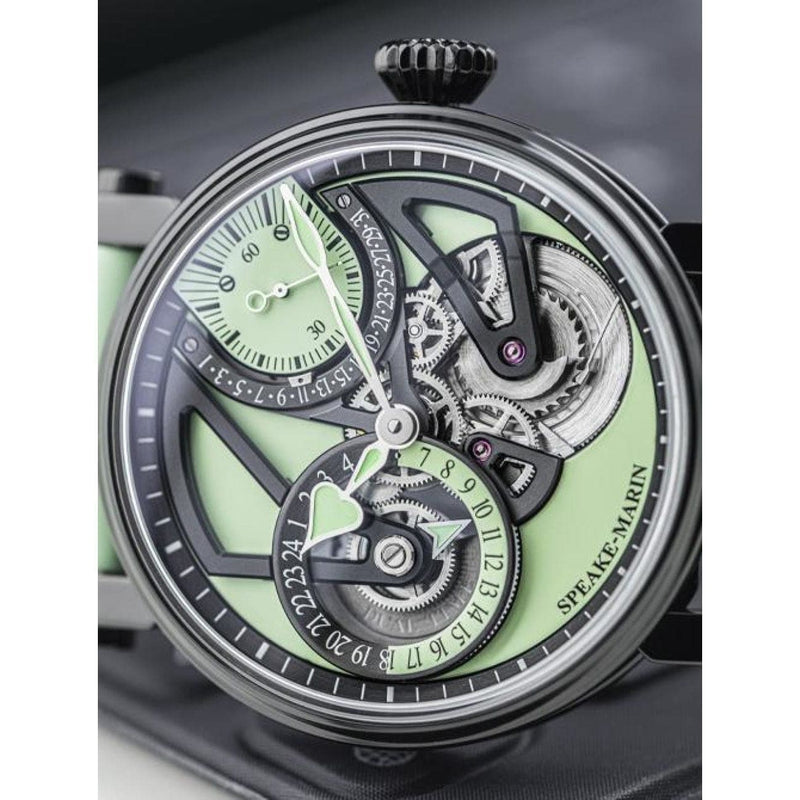 Speake Marin Watches - One & Two OPEN WORKED Dual Time | Manfredi Jewels