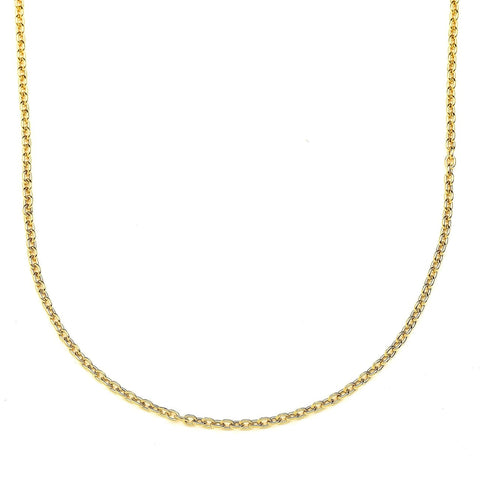18KT Yellow Gold 30" Knit Chain
