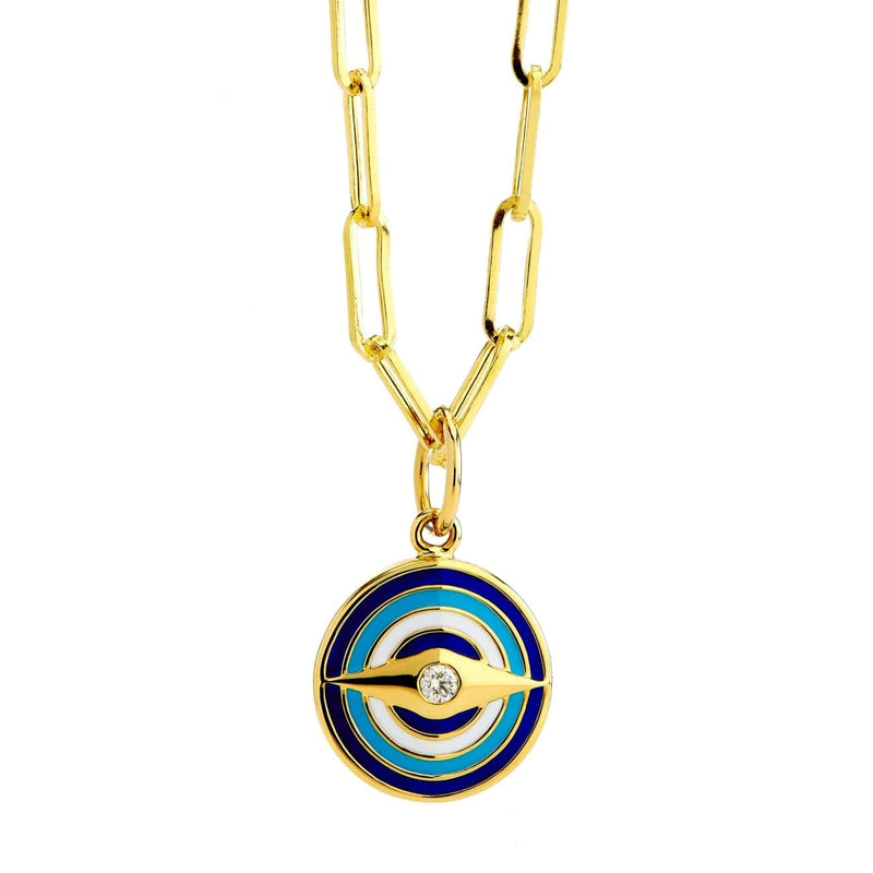 Syna Jewelry - Chakra Reversible Evil Eye Charm Bracelet | Manfredi Jewels