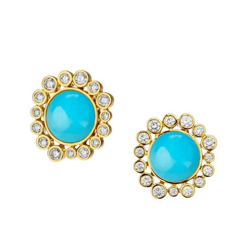 Syna Jewelry - Cosmic Cluster Diamond Earrings | Manfredi Jewels