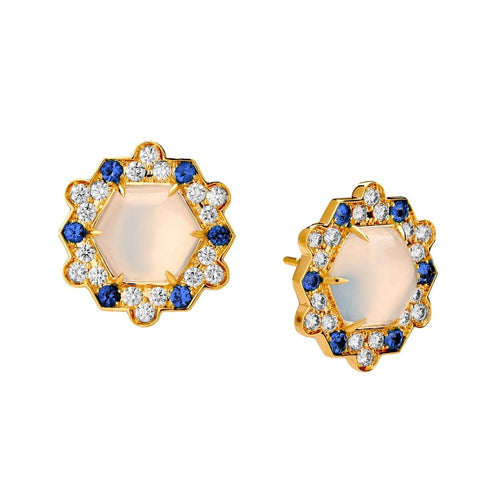 Syna Jewelry - MONGUL HEX EARRINGS | Manfredi Jewels