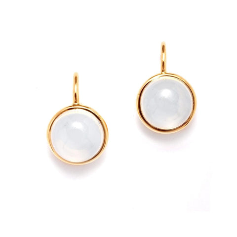 Syna Moon Quartz Baubles Earrings 18k Yellow Gold