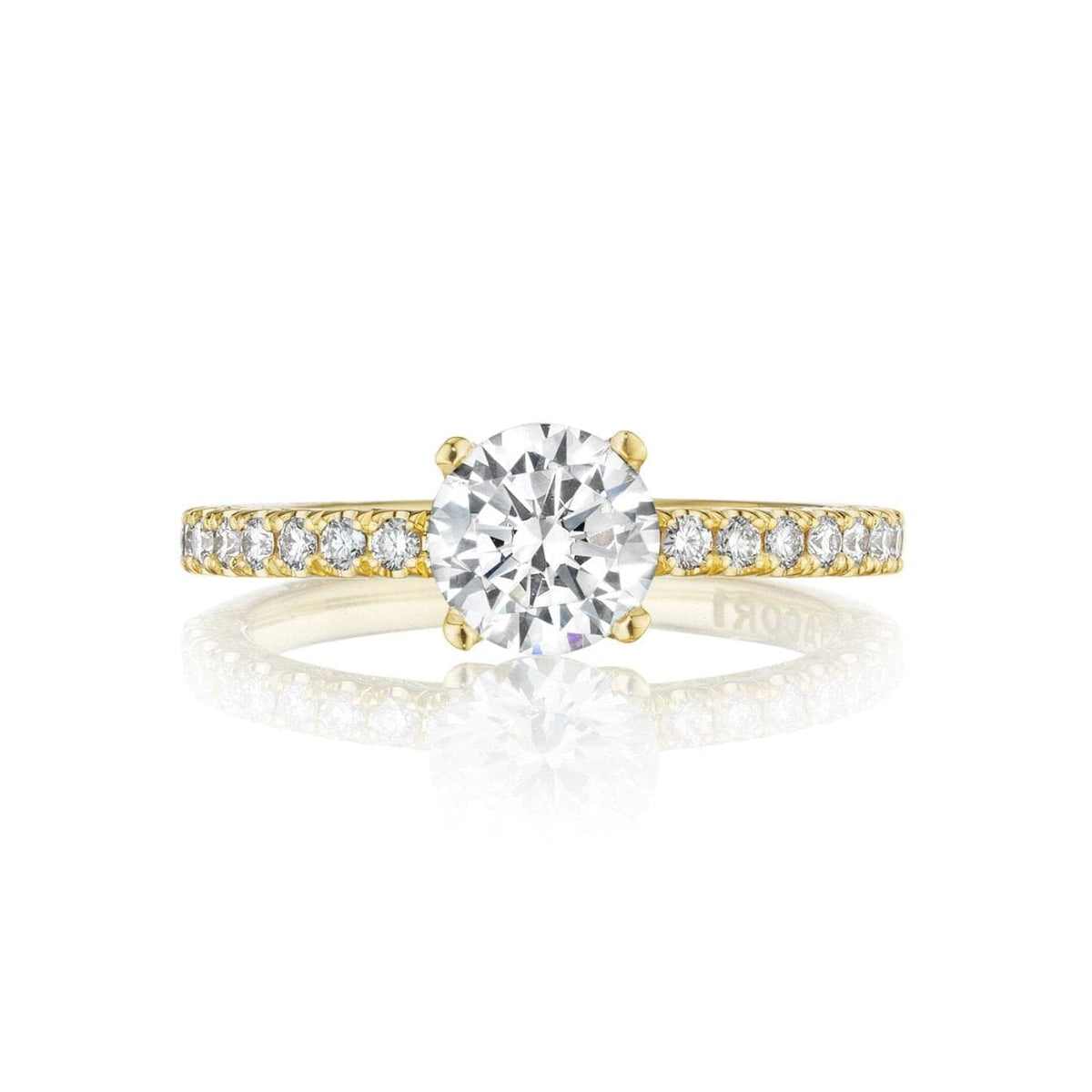 Tacori Engagement - 18kt yellow gold petite crescent | Manfredi Jewels