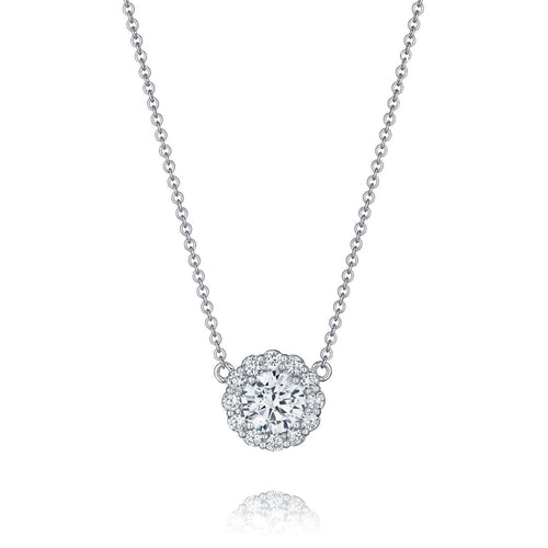 Tacori Jewelry - Diamond halo pendant | Manfredi Jewels