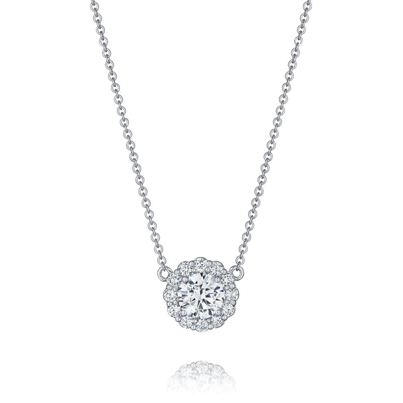 Tacori Jewelry - Diamond halo pendant | Manfredi Jewels