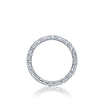 Tacori Engagement - Platinum Petite Crescent band | Manfredi Jewels