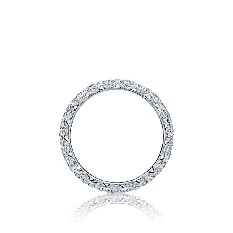 Tacori Engagement - Platinum Petite Crescent band | Manfredi Jewels