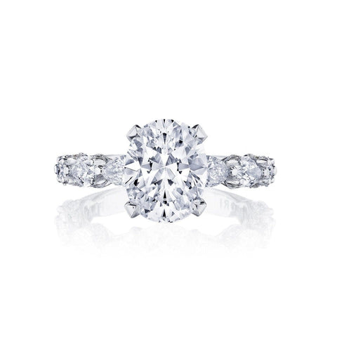 Platinum Tacori Royal T Oval