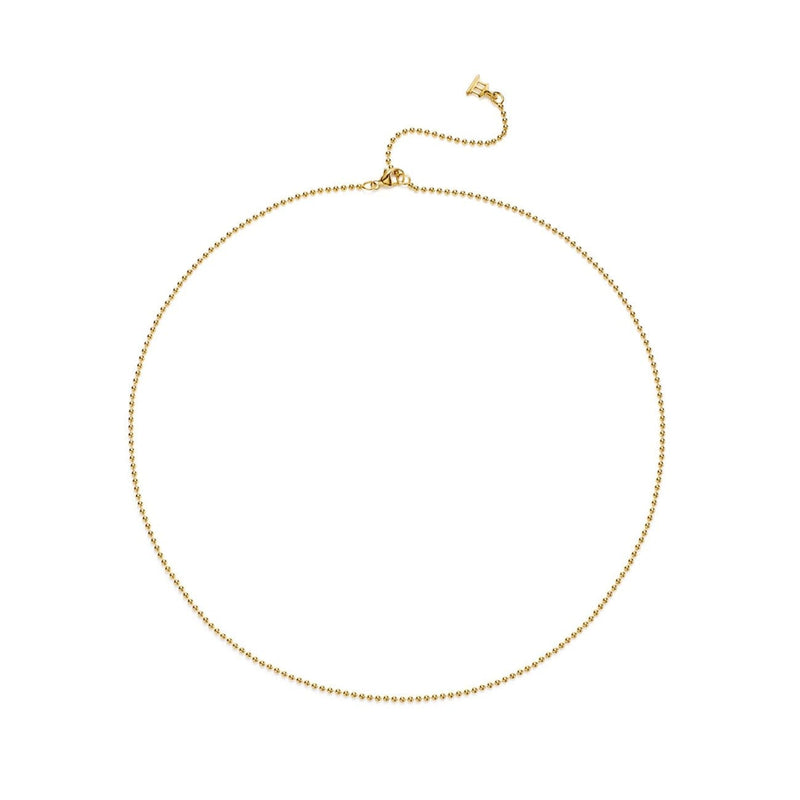 Temple St Clair Jewelry - 18K Ball Chain with 2 Extender | Manfredi Jewels