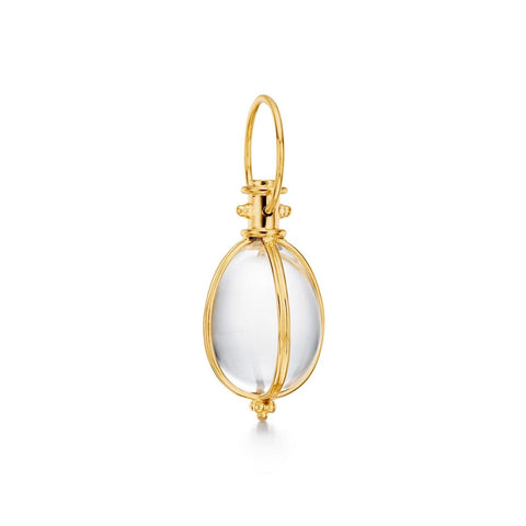 18K Classic Oval Amulet in all gold
