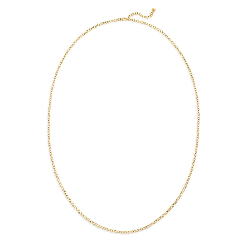Temple St Clair Jewelry - 18K Extra Small Oval Chain | Manfredi Jewels