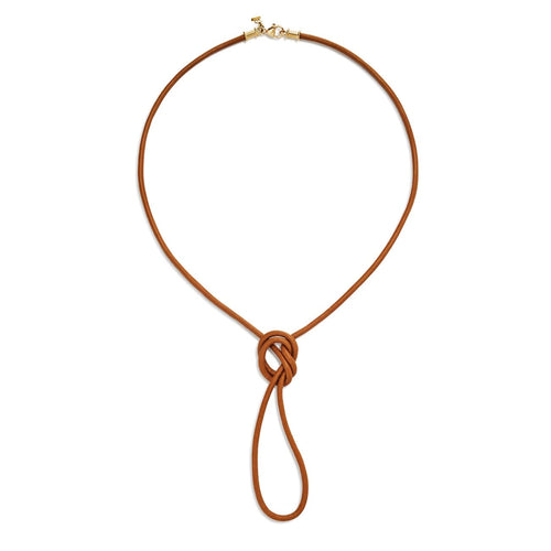 Temple St Clair Jewelry - 18K Natural Leather Cord | Manfredi Jewels